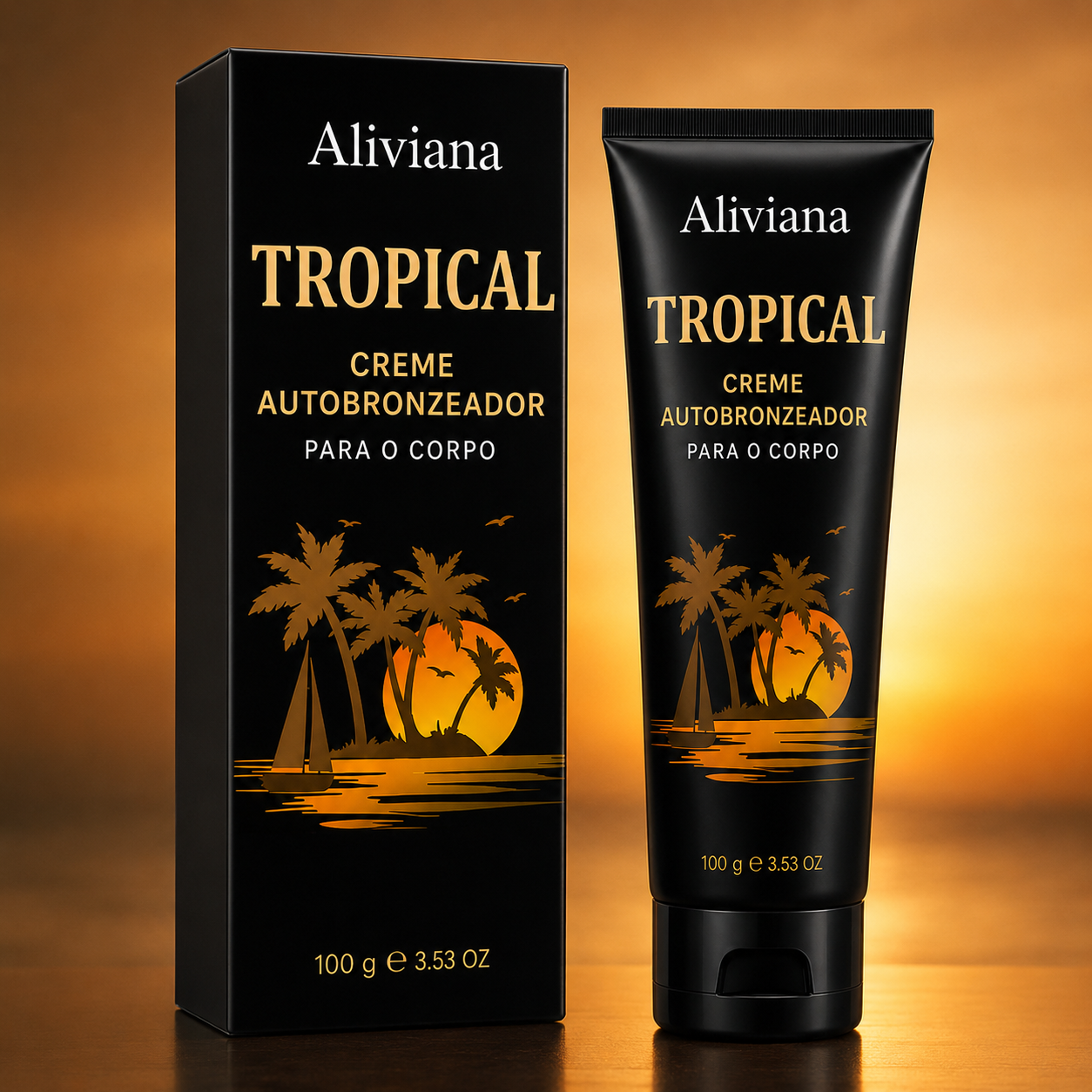Aliviana Tropical | Creme Autobronzeador Natural
